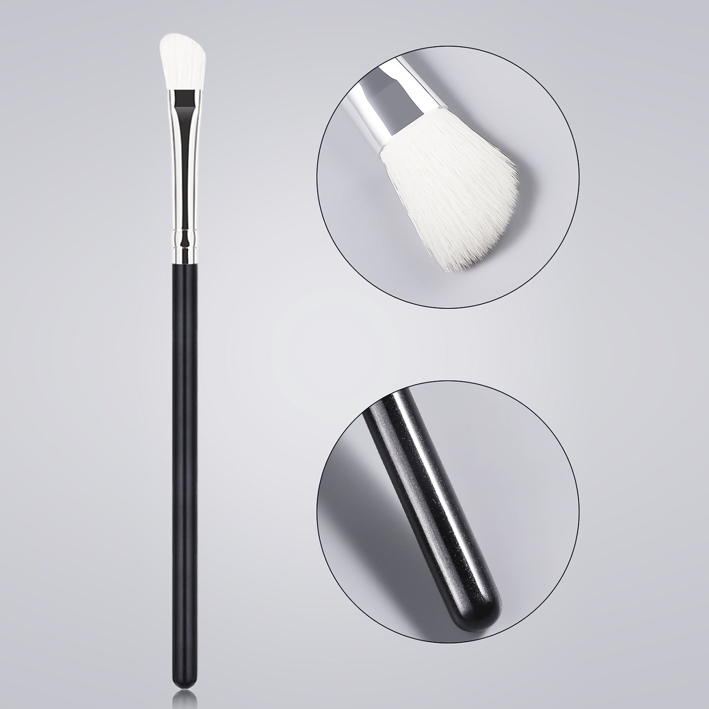 RONSHADOW Curved Smudge Brush Effortless Smoky Blend & Soft Definition