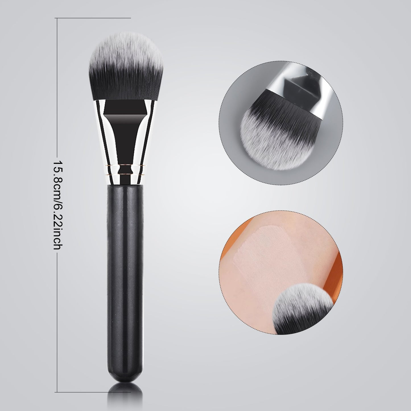 RONSHADOW Dual-Use Foundation & Mask Spatula Brush Z115