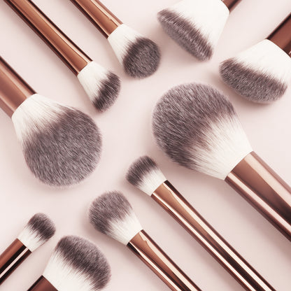 13-Piece Complete Makeup Kit | Multi-Functional Brushes, Sponge & Puff for Foundation, Eyeshadow & Contour | All-in-One Professional Cosmetic Tools for Women