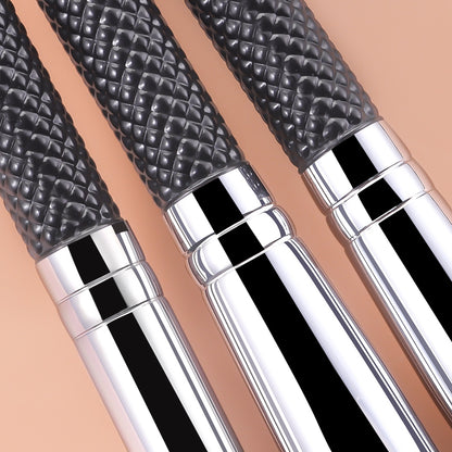 RONSHADOW BLACK DIAMOND PRO PINSELSET | *15 Pinsel in Salonqualität • Diamantgriff-Design • Reisefertig*