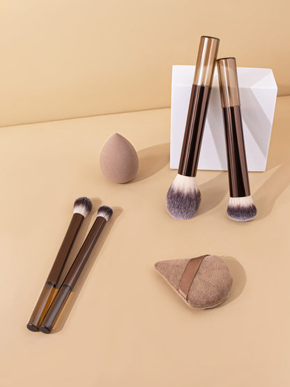 13-Piece Complete Makeup Kit | Multi-Functional Brushes, Sponge & Puff for Foundation, Eyeshadow & Contour | All-in-One Professional Cosmetic Tools for Women