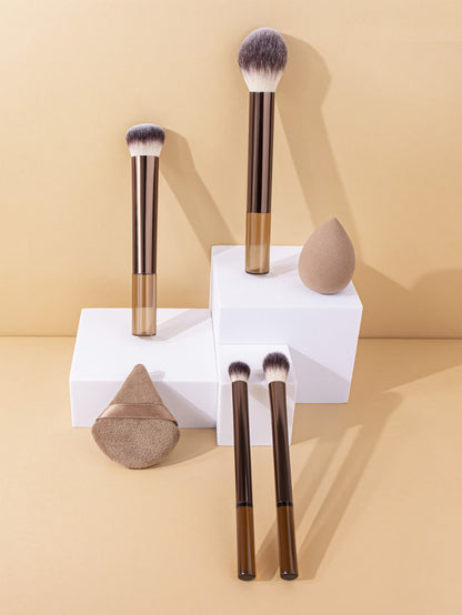 13-Piece Complete Makeup Kit | Multi-Functional Brushes, Sponge & Puff for Foundation, Eyeshadow & Contour | All-in-One Professional Cosmetic Tools for Women